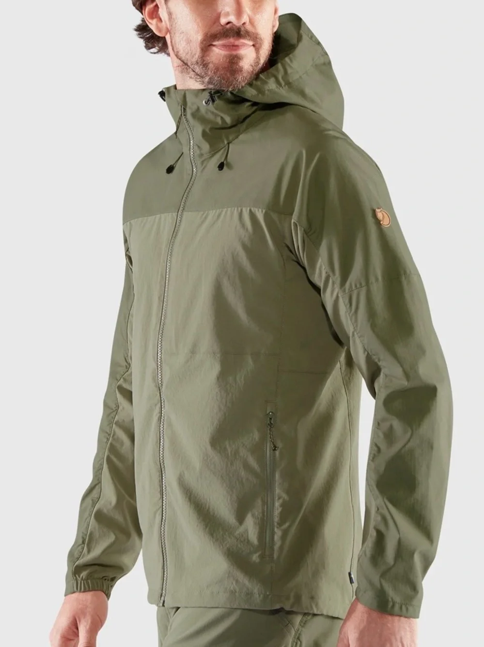 Fjallraven olive green ABISKO MIDSUMMER JACKET M